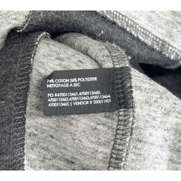 Club Monaco Mini Colorblock Dress Size XS Gray Black Long Sleeve Cotton Blend - Picture 7 of 7